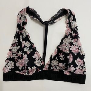 Victoria’s Secret PINK floral bralette. Medium